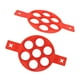 thumbnail image 1 of Moldes de Huevo, Con Manijas de Hornear Herramienta Antiadherente de Moho de Panqueques de Silicona Rojo, Para Hornear de BricolaJe, 1 of 7