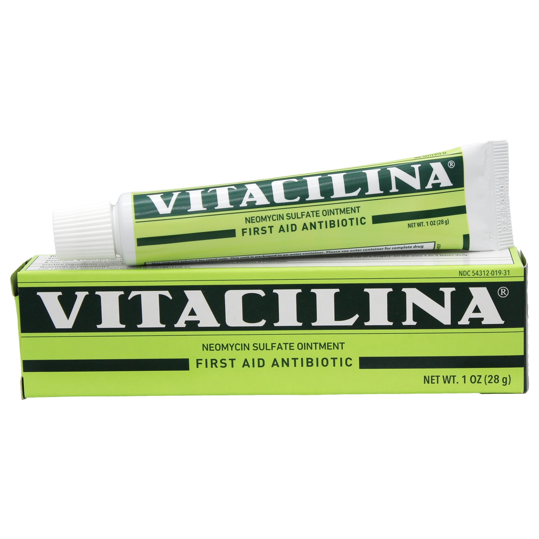 Vitacilina First-Aid Antibiotico Neomycin Sulfate Ointment, 1 Oz.