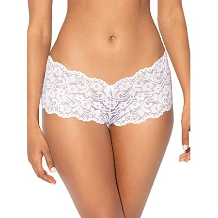 

Smart & Women s Signature Lace Cheeky Panty 2 Pack Black Hue/White 7