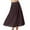 Coffee, variant on Summer Saving! Ashirexll Long Skirts for Women, Summer Skirts for Women, Women's Summer Solid Color A-line Long Skirt Fashion and Casual Pleated Flowy Skirt