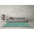 thumbnail image 3 of Ahgly Company Indoor Round Abstract Light Blue Contemporary Area Rugs, 6' Round, 3 of 4