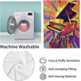 thumbnail image 4 of Piano Art Blanket,Colorful Musical Themed Flannel Throw Blankets,Soft Warm Lightweight Cozy Plush Throws for Bedroom Sofa Office Home Decor Gifts for Women Girls 60"x50", 4 of 6