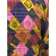 thumbnail image 4 of Pleated Printed Satin Jacket, Multi Color Pink, Purple, Rust Geometric Print (Style# 29606), 4 of 4