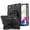 Black, variant on AICase For Apple iPad (A16) Case/iPad 11th Generation 11 Inch (2025) Shockproof Rugged Cover With 360 Rotating Stand Built-in Pencil Holder come with a Screen Protector