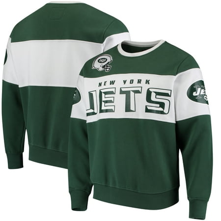 New York Jets G-III Extreme Wildcat Crew Sweater - Green - 3XL