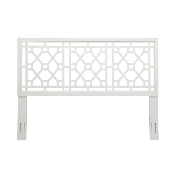 Tabor Chippendale White Headboard - King 063815