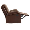 thumbnail image 5 of Poundex   Furniture   Microfiber   Recliner   in   Chocolate, 5 of 9
