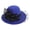 Blue, variant on Floral Fisherman Basin Hat, Autumn Winter Casual Small Bowler Hat, Women Round Top Leisure Headwear, Soft Warm Stylish Headcap for Outing Shopping Leisure Cold Resistant Fashion Hat,Navy
