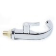 thumbnail image 2 of Chrome Bathroom Washbasin Faucet Single Handle Spout Sink Bath Cold Water Faucet, 2 of 11