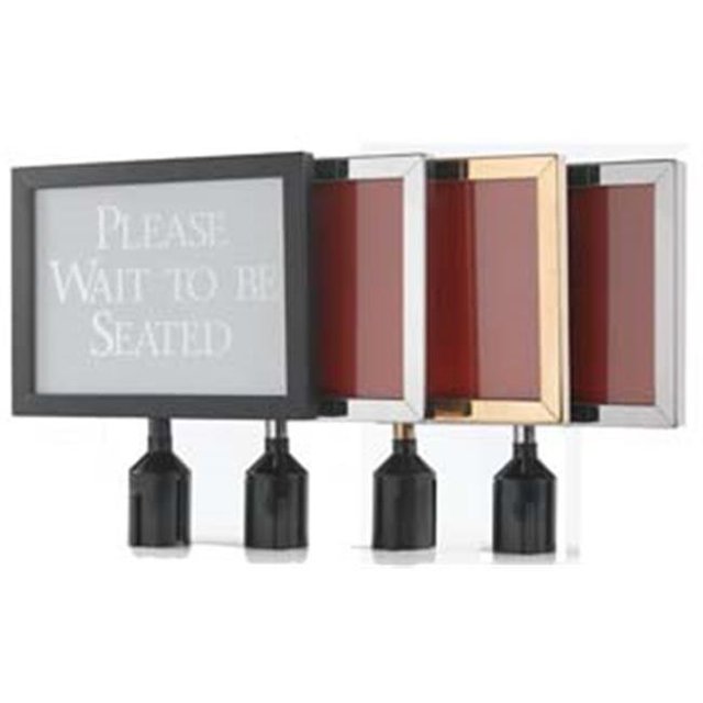 AARCO Products HSF811BK Form-A-Line Small Horizontal Sign Frame Black