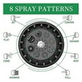 thumbnail image 3 of Lishi 8 Spray Patterns Garden Hose Nozzle - Thumb Control On Off Valve, 3 of 5