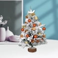 thumbnail image 4 of Mini adornos navideños para árbol de Navidad, decoración navideña y de Año Nuevo con guirnalda de luces LED. dorado, 4 of 7