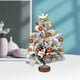 thumbnail image 4 of Mini adornos para árbol de Navidad con luces LED, decoración de pino, accesorios navideños dorado, 4 of 7