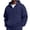 01# Navy, variant on Mens Oversized Hoodies Fall Sweatshirt Winter Fleece Hooded Collar Drawstring Pullover With Pockets Army Green L