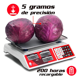 thumbnail image 2 of Báscula Digital Comercial Vins-40 Kg LCD 33x23 cm Belug Roja Plata, 2 of 5
