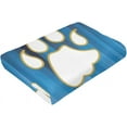 thumbnail image 6 of Quinnipiac University Logo Fleece Blanket, Very Soft Microfiber Flannel Blanket for Couch Warm and Cozy for All Seasons, 6 of 6