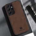 thumbnail image 5 of Mantto PU Leather Case for Samsung S21 Ultra, Retro Premium Luxury Slim Soft Non-Slip Grip Flexible Bumper Shockproof Full Body Protective Cover Phone Cases for Samsung Galaxy S21 Ultra, Brown, 5 of 8
