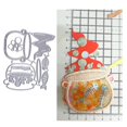 thumbnail image 2 of Plantillas de corte de metal con forma de caldero de Halloween para álbumes de recortes, repujado decorativo, tarjetas de papel y decoración., 2 of 5