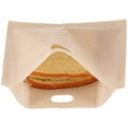thumbnail image 1 of Sacs à Sandwich Réutilisables Antiadhésifs en Fibre de Verre pour Micro-Ondes, Grille-Pain et Pain (16*16.5CM), 1 of 8