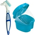 thumbnail image 4 of Denture Cleaning Toothbrush Double Brush Head Environmentally Friendly Soft Non-slip Handle Denture Toothbrush, 4 of 7