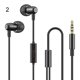 thumbnail image 1 of Bluelans-auriculares intrauditivos estéreo de 3,5mm, auriculares con graves de Metal, auriculares deportivos para música, tapón para los oídos, 1 of 5