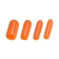 thumbnail image 3 of Uxcell 100pcs Round Rubber End Caps 3/32" 1/8" 5/32" 1/4" Orange Vinyl Cover Screw Thread Protectors Assortment Kit, 3 of 6