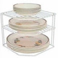 thumbnail image 2 of Grayline Panacea 9-1/4" x 10-7/8" x 8-1/2" White Corner Organizer, 2 of 3