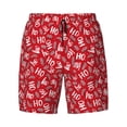 thumbnail image 4 of Lsque Mens Swim Trunks Hohoho3 Pattern - Bathing Suit Compression Liner - Beach Swim Shorts Swimwear - (S-3XL) - Stretch Quick Dry -XX-Large, 4 of 9