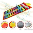 thumbnail image 4 of Piano Play Mat Musical Educational Toy 20 Keys 8 Instruments Multicolor Polyester 37.4 Inches Floor Keyboard For Toddlers 1 2 3 Year Old Boys Girls Learning Gift, 4 of 6