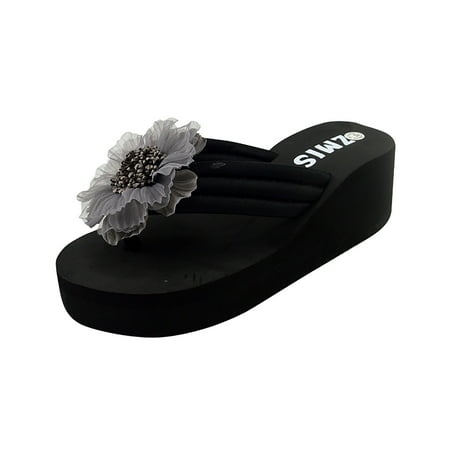 

Women Slippers Flower Beach Ladies Slippers Flip Flops Beach Shoes Sandals Slippers