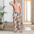 thumbnail image 2 of Naloa Watercolor Plants Pajama Pants Men, PJ Bottoms, Sleep & Lounge Pants-XX-Large, 2 of 6