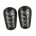 thumbnail image 1 of Almencla 2 Pieces Mini Soccer Shin Guards Adult Sports Protective Gear Leg Protection M 7.8cmx12cm, 1 of 8