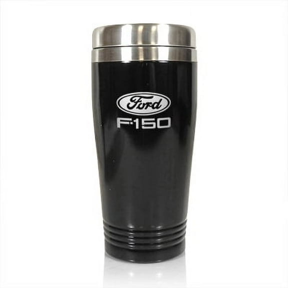 Au-TOMOTIVE GOLD Travel Mug for Ford F-150 (Black)