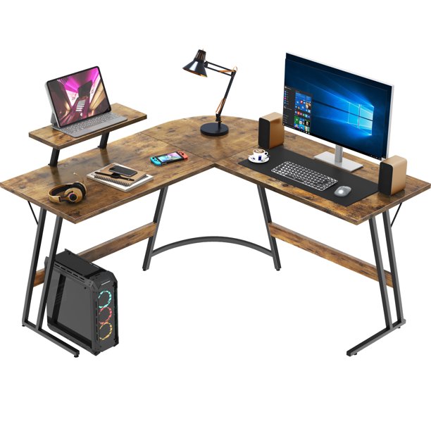 Homall LShaped Gaming Desk 51 Inches Corner Office Desk with Removable
