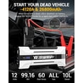 thumbnail image 2 of Jump Starter YESPER 4120A 12 V 26800 mAh para batería de coche, 2 of 9