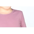 thumbnail image 5 of Lilax Girls' Round Neck Basic Long Sleeve Cotton T-Shirt Rose Pink 10 Years, 5 of 8