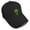 Black, variant on Baseball Caps for Men & Women Embroidered Alien A Embroidery Ladies & Men Baseball Hats Acrylic White Design Only