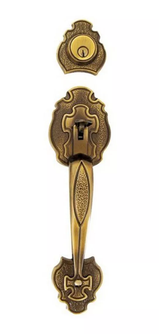 Cerradura De Gatillo Dexter Llave/llave Laton Antiguo T 4186 Bodega