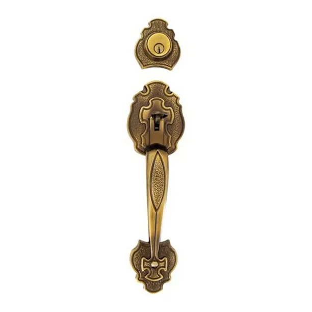 Cerradura De Gatillo Dexter Llave/llave Laton Antiguo T 4186