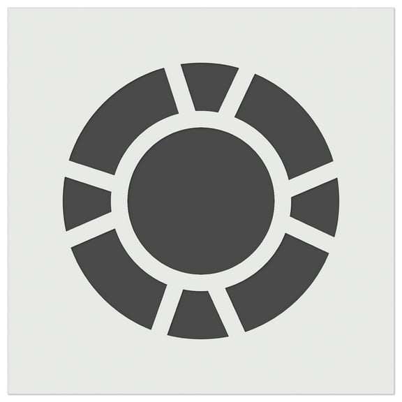 Life Preserver Summer DIY Cookie Wall Craft Stencil - 5.5 Inch