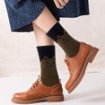 thumbnail image 4 of Calcetines de lana calcetines cálidos retro calcetines cómodos gruesos, 4 of 5