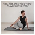 thumbnail image 5 of 1 Inch Yoga Mat Thick Exercise Workout Mat with Extra Carry Strap Non-slip Fitness Mat Gym Pilates Mat for Stretching & Floor Home Workout Outdoor Training, 5 of 7