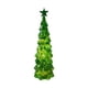 thumbnail image 1 of Figura de de Navidad de cristal, adorno navideño, artesanía artística con luz, decoración navideña, lámpara de noche para repisa del L, 1 of 8