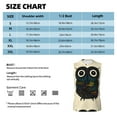 thumbnail image 6 of Gaeub Owl with Mandala Men's Sleeveless Muscle Shirts Workout Tank Tops, Odor Protection and Comfortable - X-Large, 6 of 8