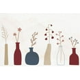 thumbnail image 2 of Allen, Kimberly 24x17 White Modern Wood Framed Museum Art Print Titled - Row of Vases, 2 of 4