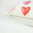 thumbnail image 5 of Valentine''s Day Pillow Cover 12x20 Red Pink Heart Watercolor Decoration Valentine Lumbar Throw Cushion Case for Bedroom Sofa Couch Home Decor, 5 of 6