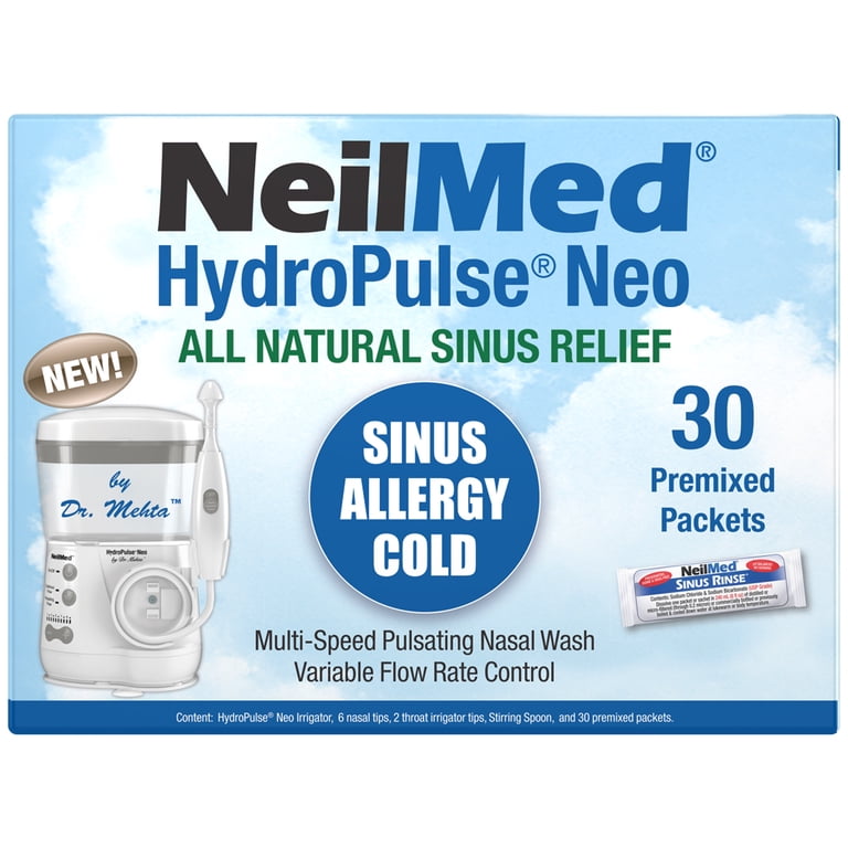 NeilMed HydroPulse Neo Electric Nasal Irrigator - Multi-Speed