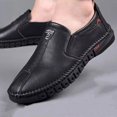 thumbnail image 3 of Mens Walking Loafers Fashion Casual Comfortable Work Oxford Dress Shoes Leather Slip on Oxfords, 3 of 7