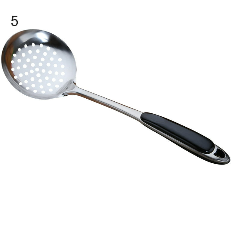 Ludlz 3PCS Small Round Hot Pot Strainer - Stainless Steel Asian Spider  Skimmer Spoon Set, Mesh Slotted Scoops Soup Ladle Oil Filter Hot Pot Fondue  Sieve Colander Spoon Kitchen Cookware 