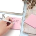 thumbnail image 6 of Yakvarog Small Sticky Notes, Post It Notes 3x3, 100 Sheets, Bright Colors, Pink Self-Stick Note Pads, Perfect for Office, Home, Study & Organization, 6 of 7